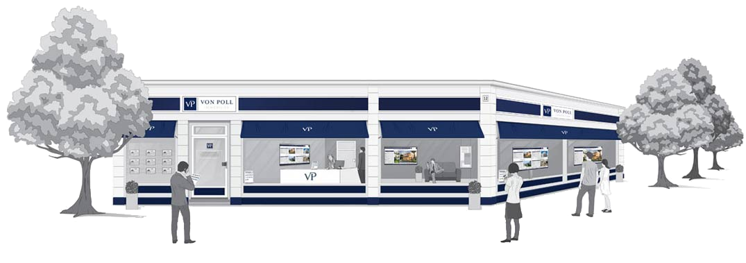 Shopfassade Von Poll Immobilien